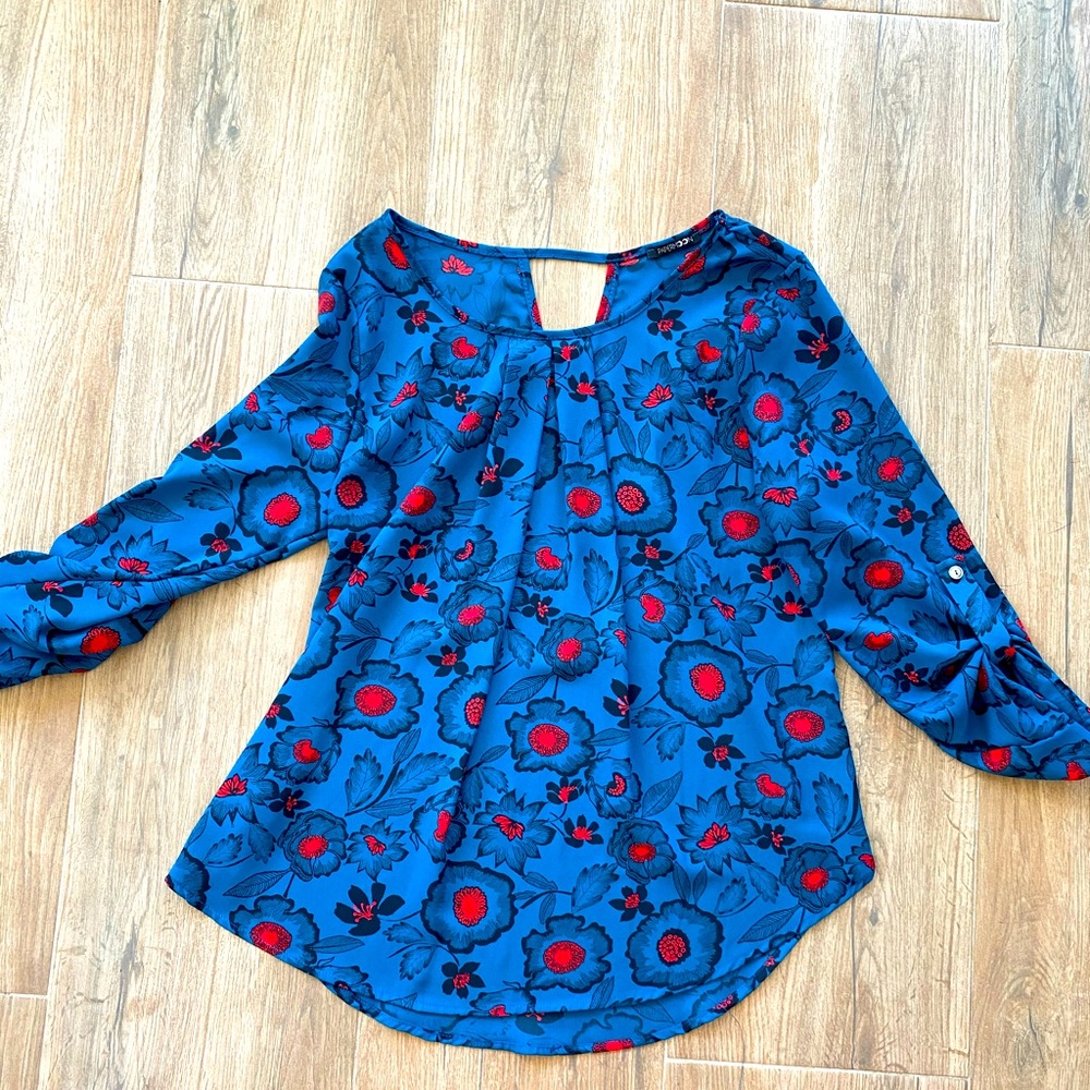 Paper moon scoop neck blouse